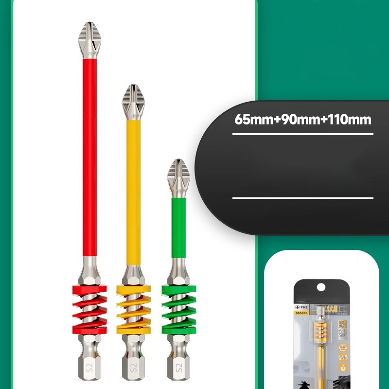 Schraubendreher-Bits mit Magnet und Rutschfest-Spitze