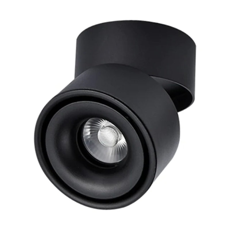 LED ceiling spotlight black and white – swivel and modern