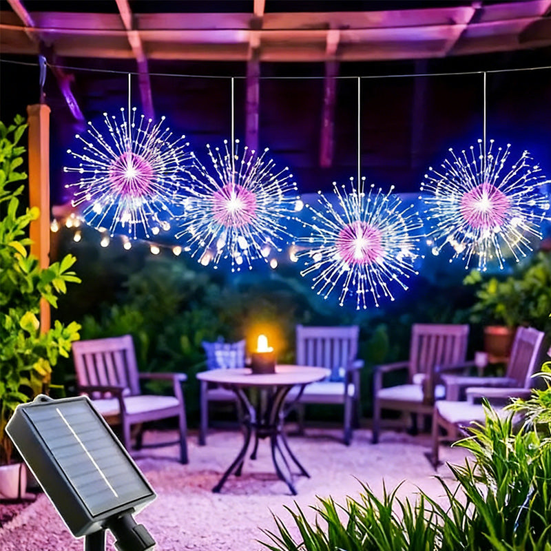 Solar Fireworks Lights – Automatic LED Outdoor Decoration