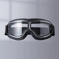 Motorradbrille Vintage-Stil mit verstellbarem Gummiband