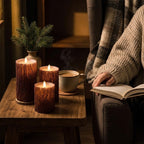 Flameless LED candles with flickering light – 6 designs, sets of 3 to 12 pieces