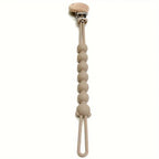 Silicone Pacifier Chain with Wooden Clip – Bear Design, BPA-Free