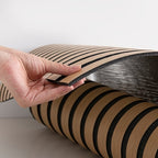 Self-Adhesive 3D Wall Panel with Wood Look
