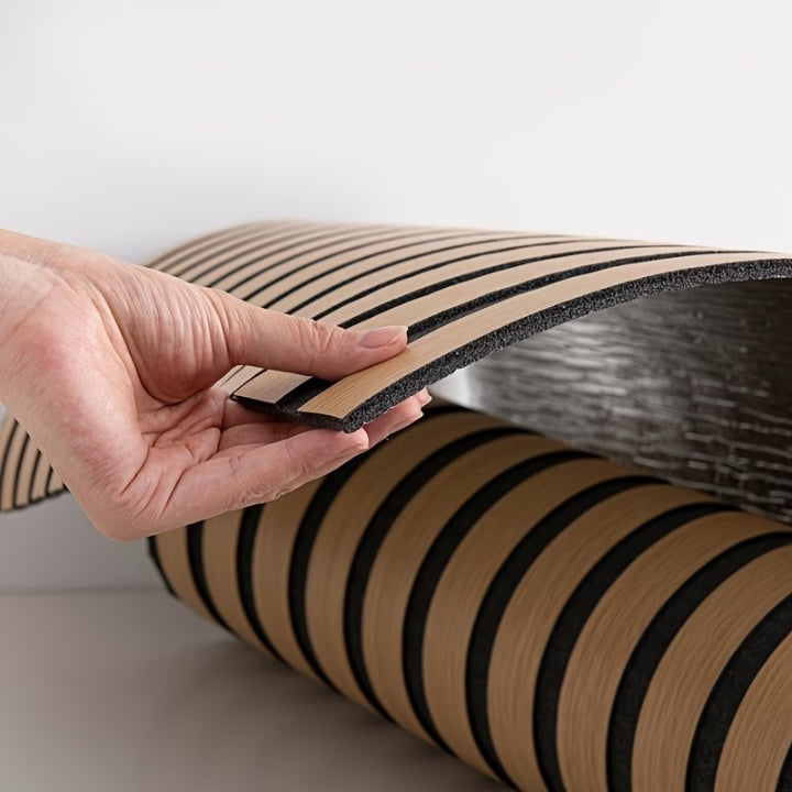 Self-Adhesive 3D Wall Panel with Wood Look