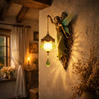 Handcrafted Mermaid Wall Light with LED Lighting
