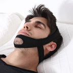 Neoprene anti-snoring chin strap, adjustable for a head circumference of 54–68 cm