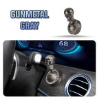 Start button cover skull metal with rhinestones