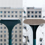 Fensterreinigungsbürste 2-in-1 mit Gummiabzieher