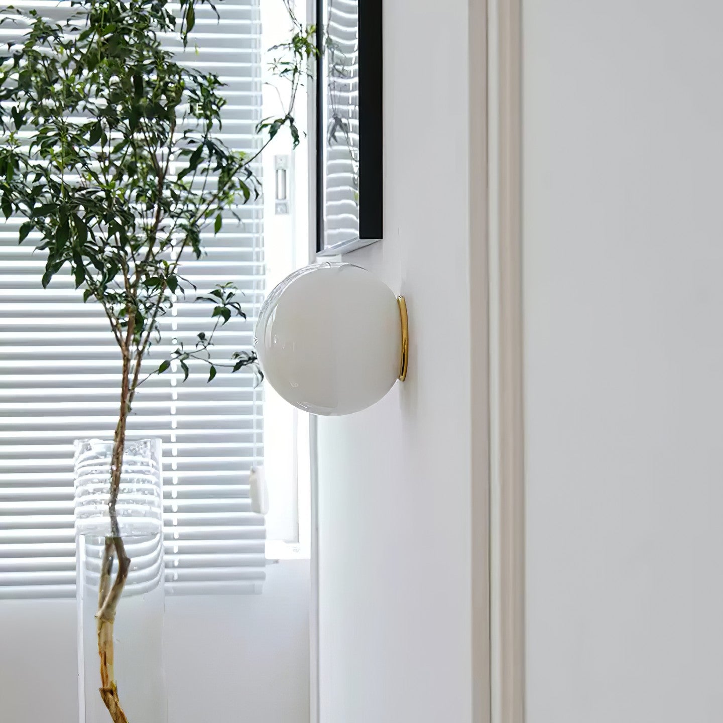 Wall Lamp Glass Sphere Modern – Minimalist Wall Light