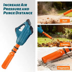 Leaf Blower Air Booster Attachment with Venturi Design