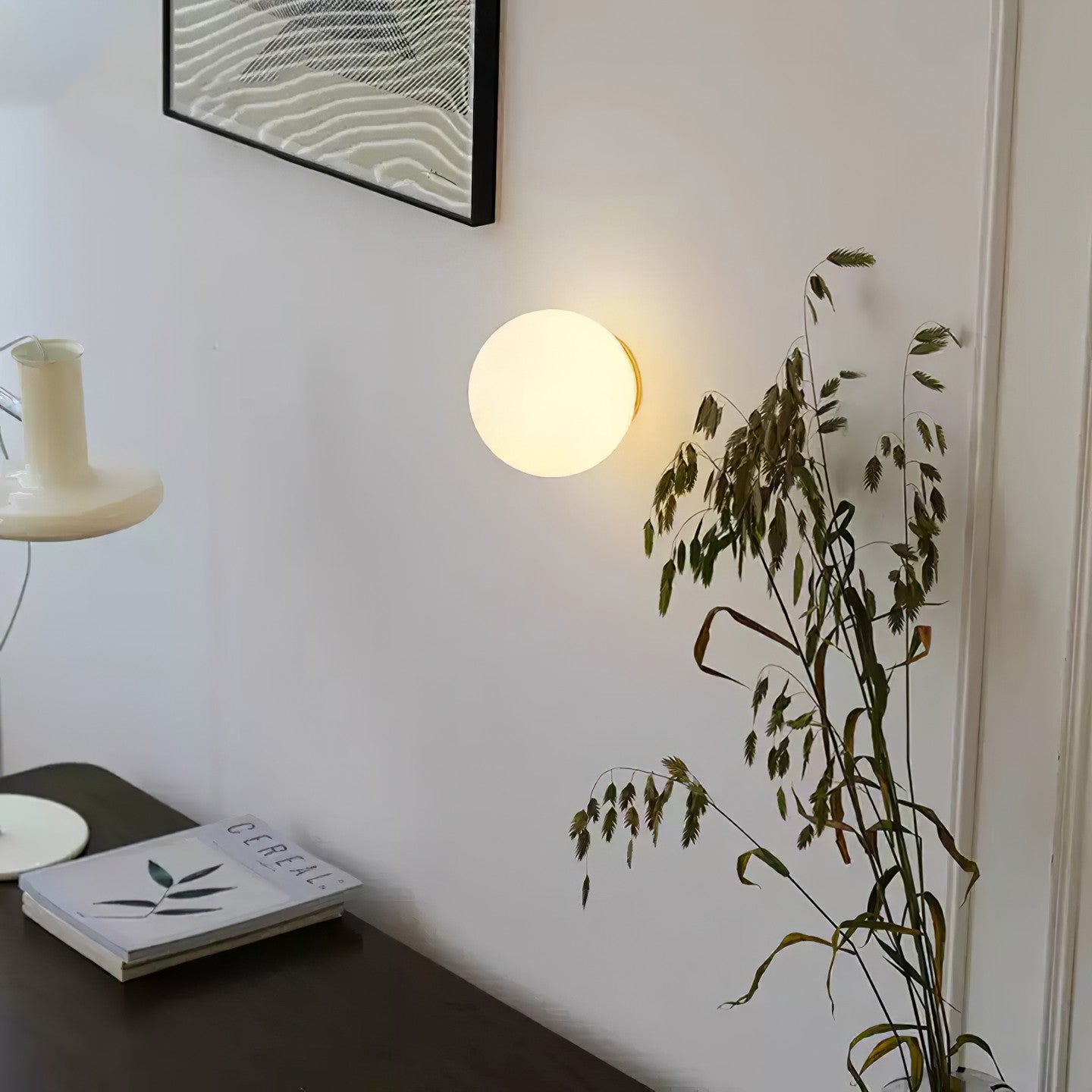 Wall Lamp Glass Sphere Modern – Minimalist Wall Light