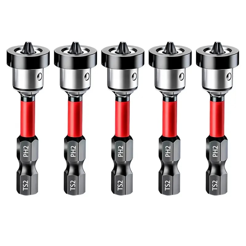 Magnetische Schrauberbits S2 Stahl mit Tiefenstopp