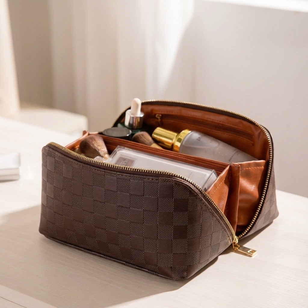 Kosmetiktasche mit separaten Fächern – Wasserdicht