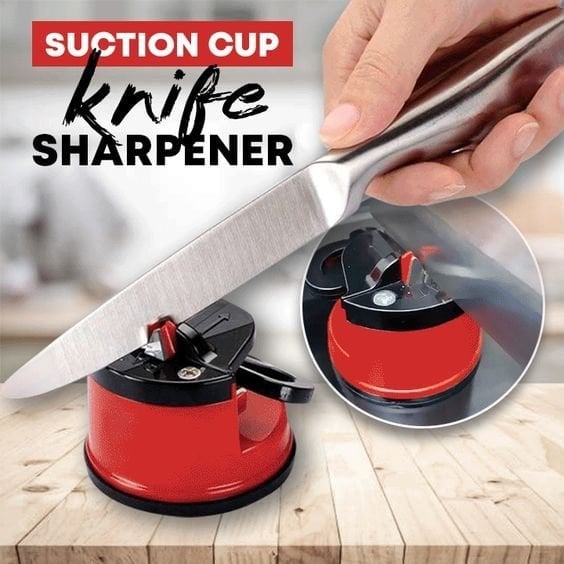 Knife sharpener with suction cup – Stable attachment