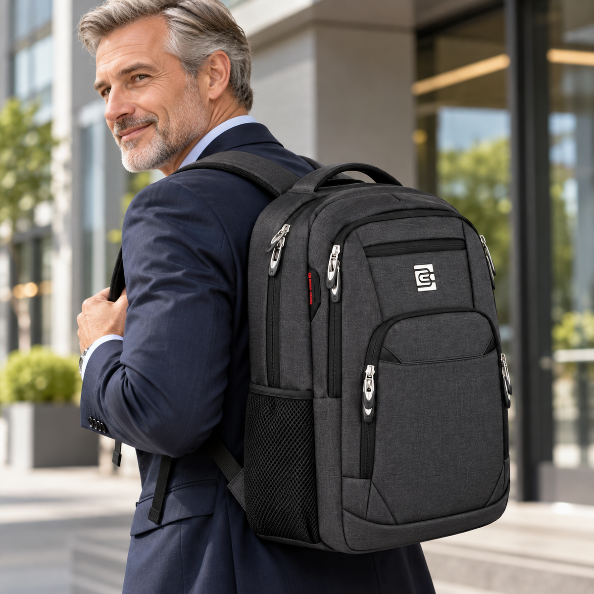Laptoprucksack Anti-Diebstahl mit USB-Ladeanschluss