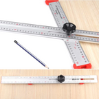 Square ruler with caliper – Precise angle measurement