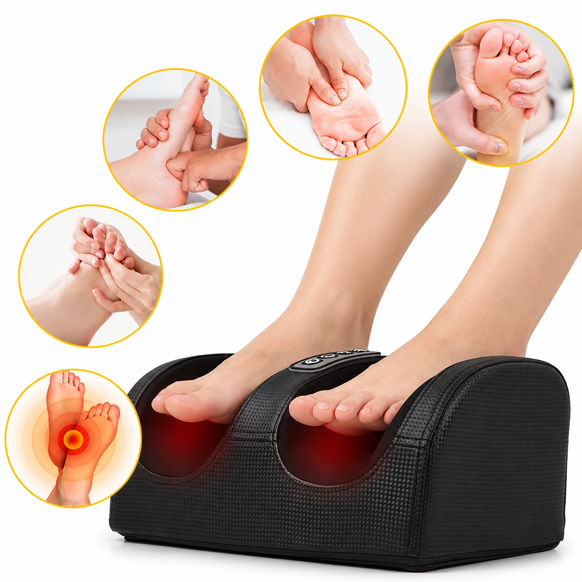 Fußmassagegerät Shiatsu mit Wärmefunktion