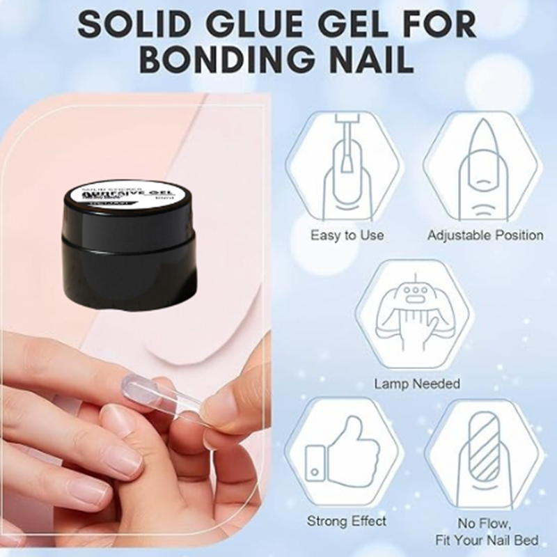 Nagelkleber-Gel – Starker Halt für Press-On- & Kunstnägel