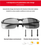 Polarized sunglasses with adaptive lenses