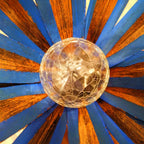 Solar LED Agave Lamp – Color-Changing Metal Garden Lighting