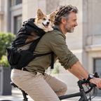 Hundetrage Rucksack mit atmungsaktivem Gewebe