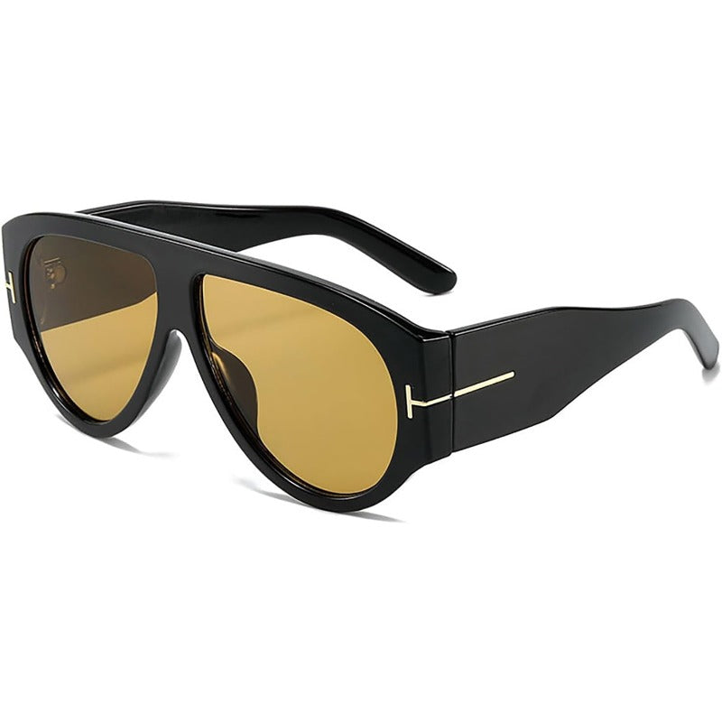 Aviator Oversized Sunglasses with UV400 Protection
