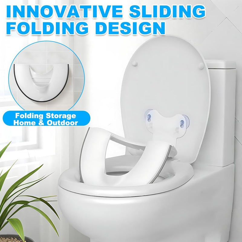 Toilettensitz für Kinder mit Spritzschutz