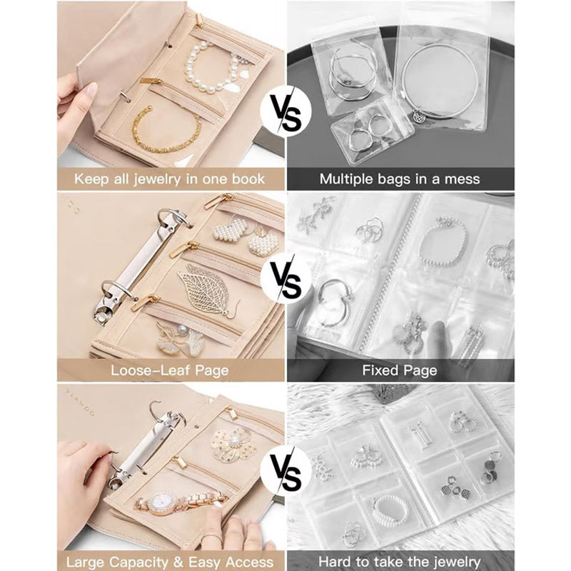 Jewelry Organizer with Compartments – Travel Jewelry Box