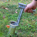 Garten-Pflanzenstecher mit T-Griff – Edelstahl