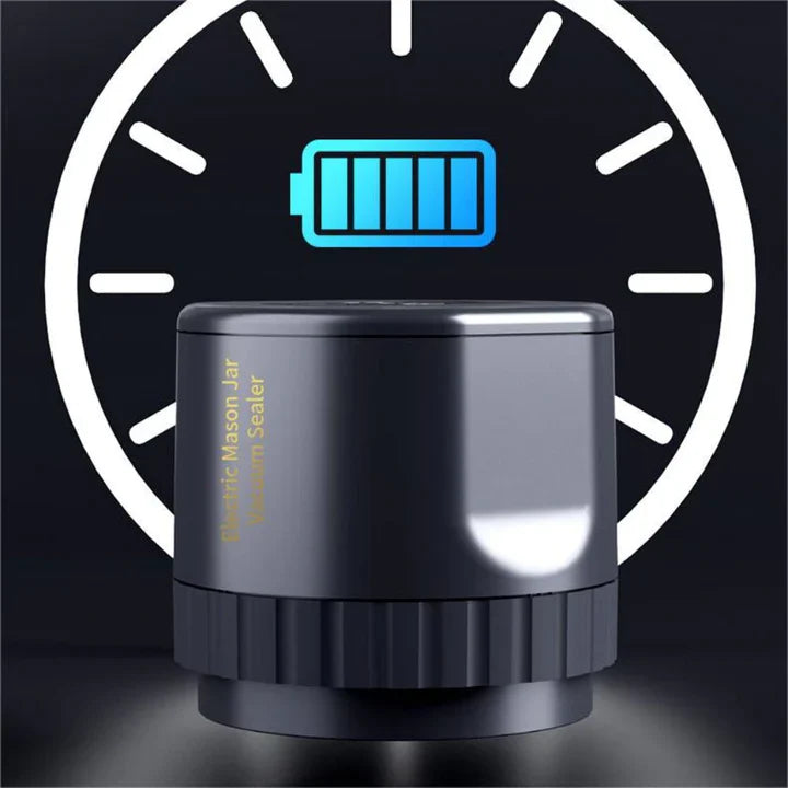 Electric Vacuum Sealer for Mason Jars – Airtight in 30 Seconds