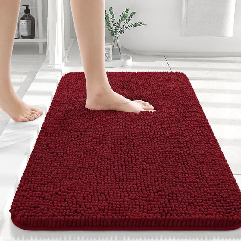 Badematte Chenille – rutschfest, superweich und extra saugfähig