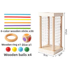 Wooden Ball Tower Game – Concentration & Fine Motor Skills