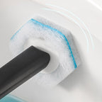 Toilet Brush with Disposable Sponge Heads – Hygienic System
