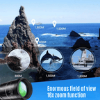 Monocular Magnification with BAK4 Prism
