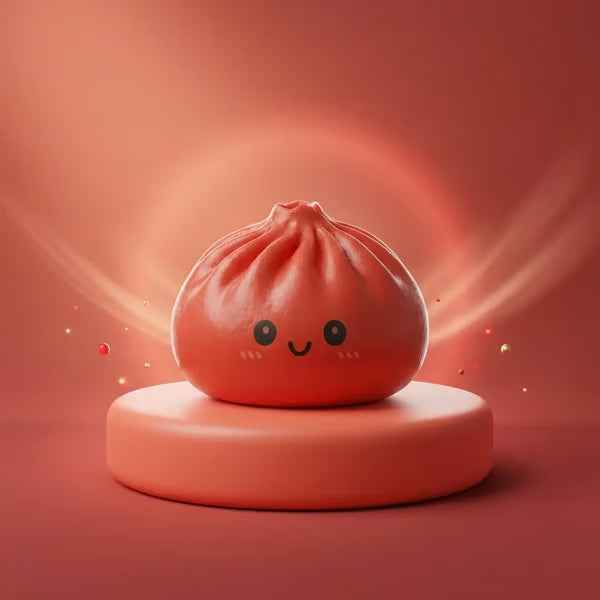 Squishy Dumpling Spielzeug mit Kawaii-Design
