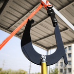Cable clamp for quick threading – 8 cm ABS plastic