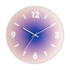Glass Wall Clock with Modern Design – 30 cm Diameter