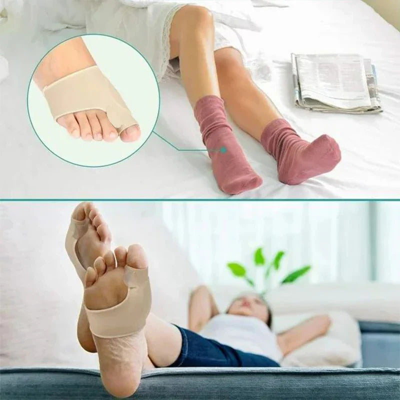 Zehenschutz mit Gel-Polster – Weiche Korrektur bei Hallux valgus