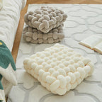 Woven Knot Cushion – Soft Seat Cushion for Living Room & Bedroom