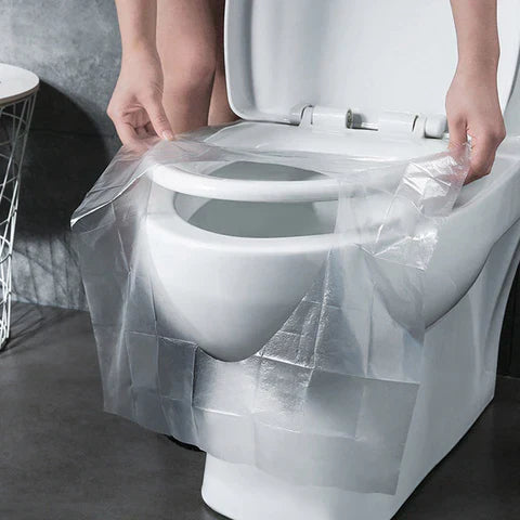 Disposable Toilet Seat Covers 50 Pieces – Hygienic Travel Companion