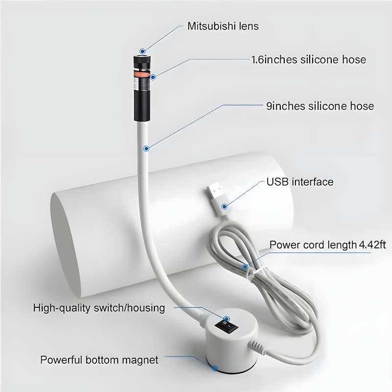 Magnetic Laser Sewing Guide with LED Light for Sewing Machines