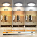 LED-Deckenleuchte mit Bewegungsmelder – Magnetische Montage
