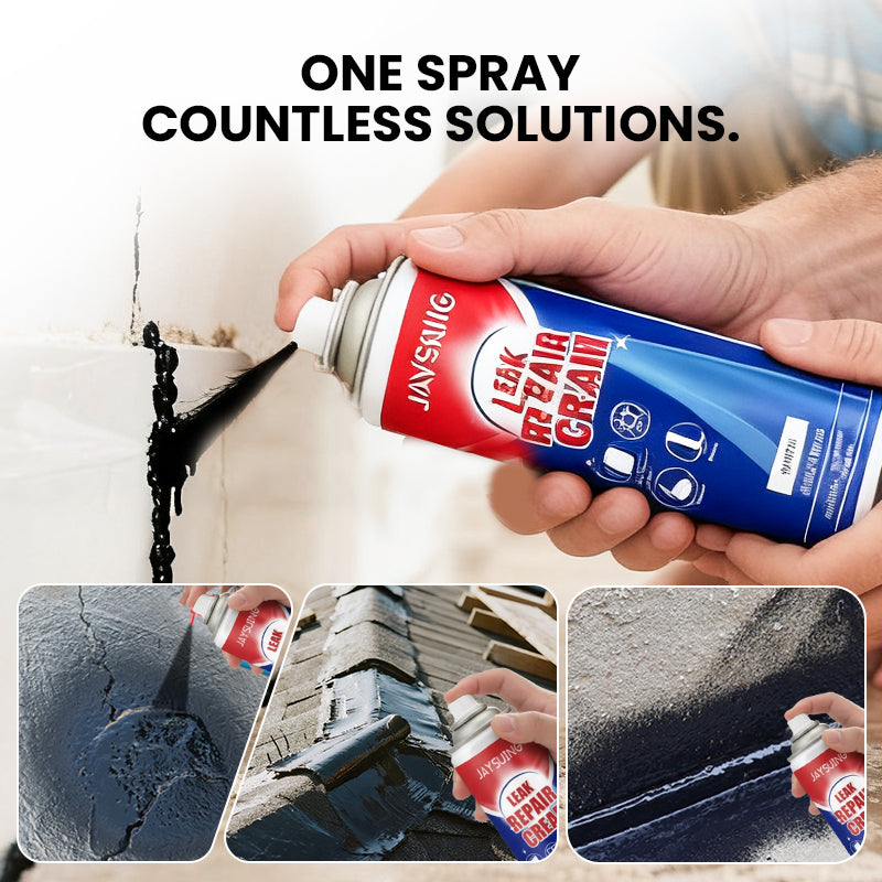 Waterproof sealing spray for cracks and leaks