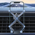 Adjustable car phone holder with air vent mount