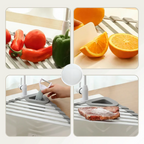 Triangular Corner Kitchen Organizer – Drains Directly into the Sink