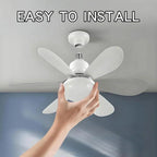 Deckenventilator LED mit Fernbedienung und dimmbarem Licht