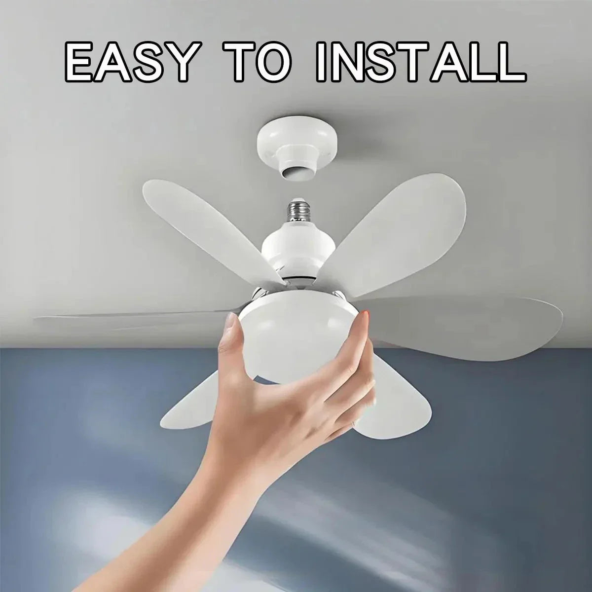 Deckenventilator LED mit Fernbedienung und dimmbarem Licht