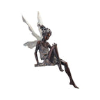 Garden Figurine Sitting Fairy Made of Resin