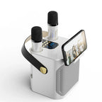 Bluetooth Karaoke-Lautsprecher mit 2 Mikrofonen