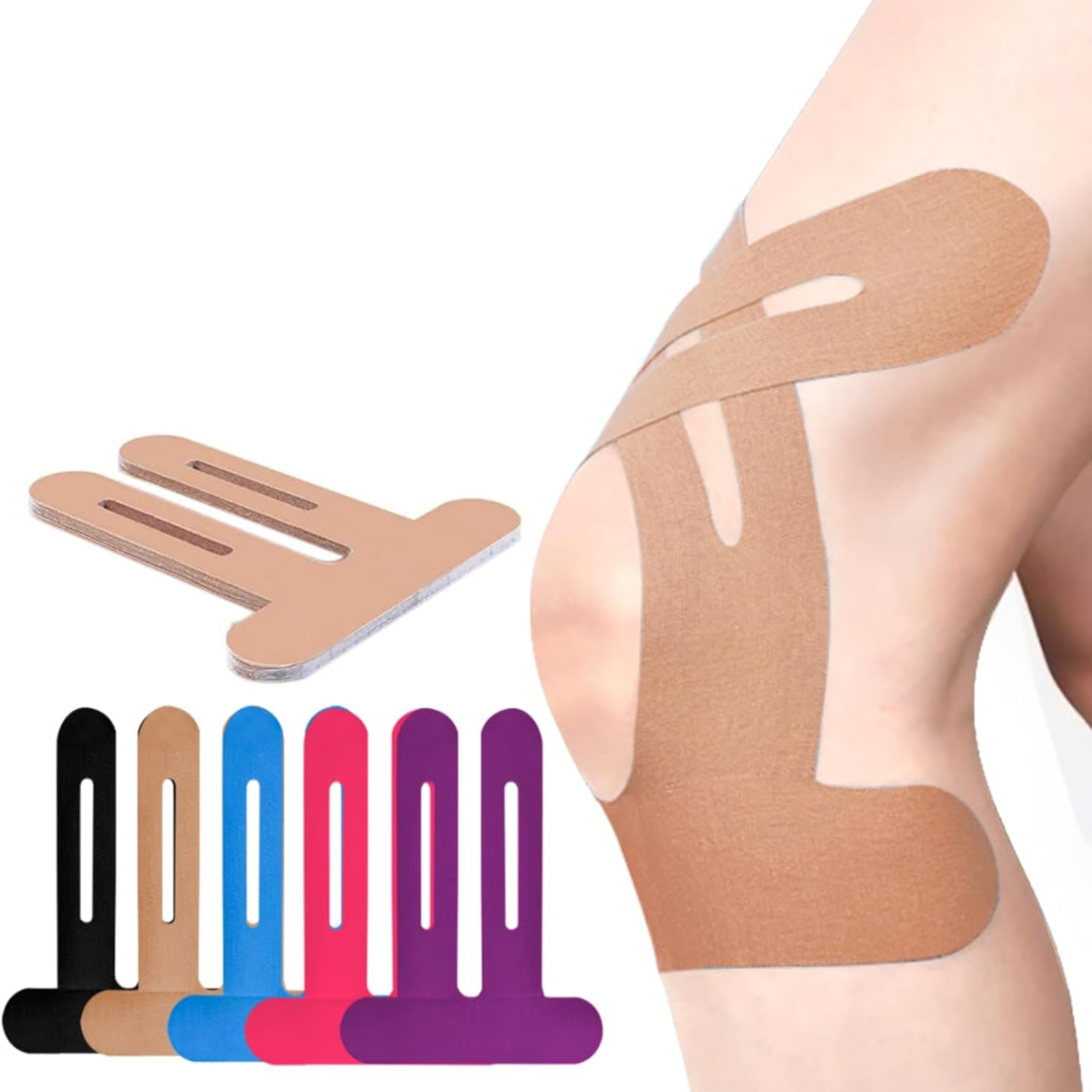 Kinesio Tape Pre-Cut Set for Knee